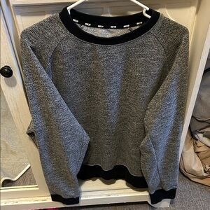Nike SB Gray and Black Crew Sweatshirt